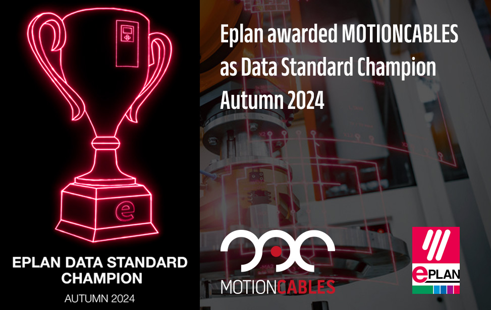 Eplan Awards MotionCables as Data Standard Champion